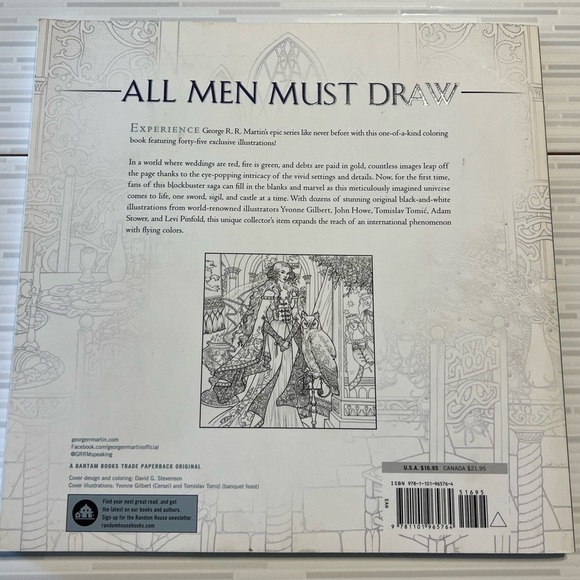 🥳 4 For $20 Sale!! 🥳 Game Of Thrones Coloring Book - Picture 2 of 7